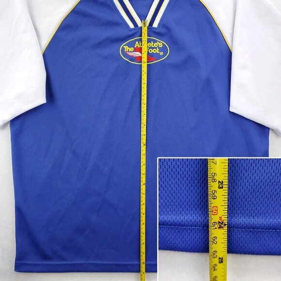 Athlete's Foot Vintage Jersey Shirt Breathable Mesh Baggy Uniform Men's 2XL - Picture 7 of 11
